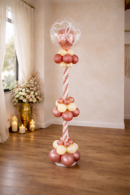 Ballonsäule mit Namen